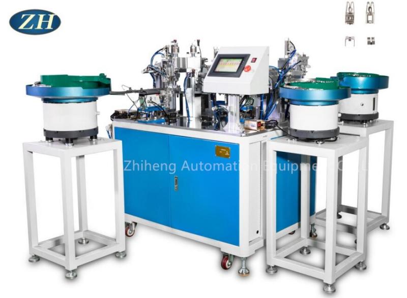 Automatisch meeslepende en drukmachine voor hardware
