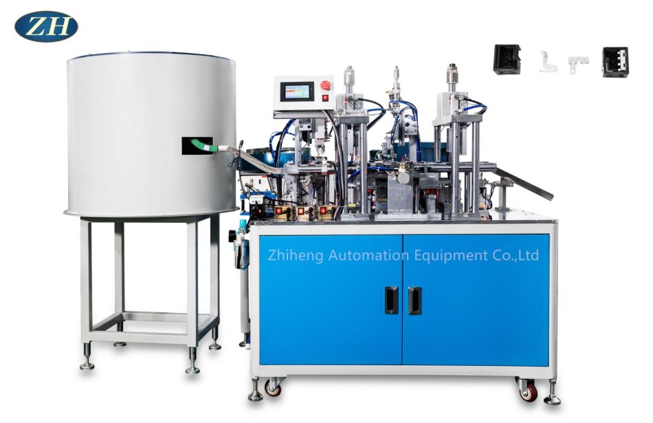 Automatische klinkende machine voor statisch contactstuk en bewegende consistentie van contactframe lijn